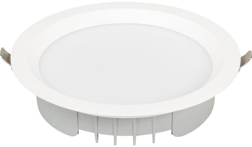 Proiector led incastrat, Plafoniera Downlight LED 30W 4000K 100lm/W 165x38mm, Solentis